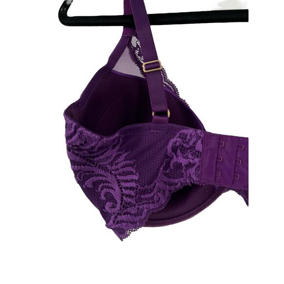 Natori bra 730023 Feathers underwire contour dk purple size 32G - Picture 5 of 8
